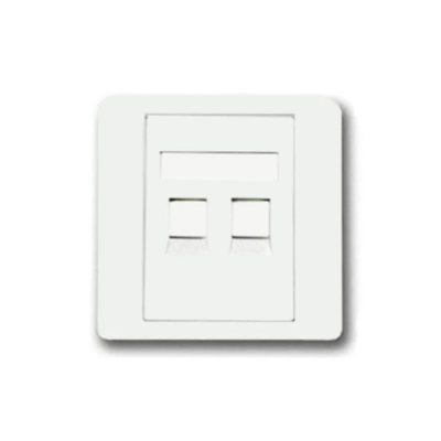 فیس پلیت دو پورت شبکه